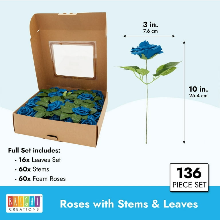 Large 60 Roses Faux Centerpiece – Flovery