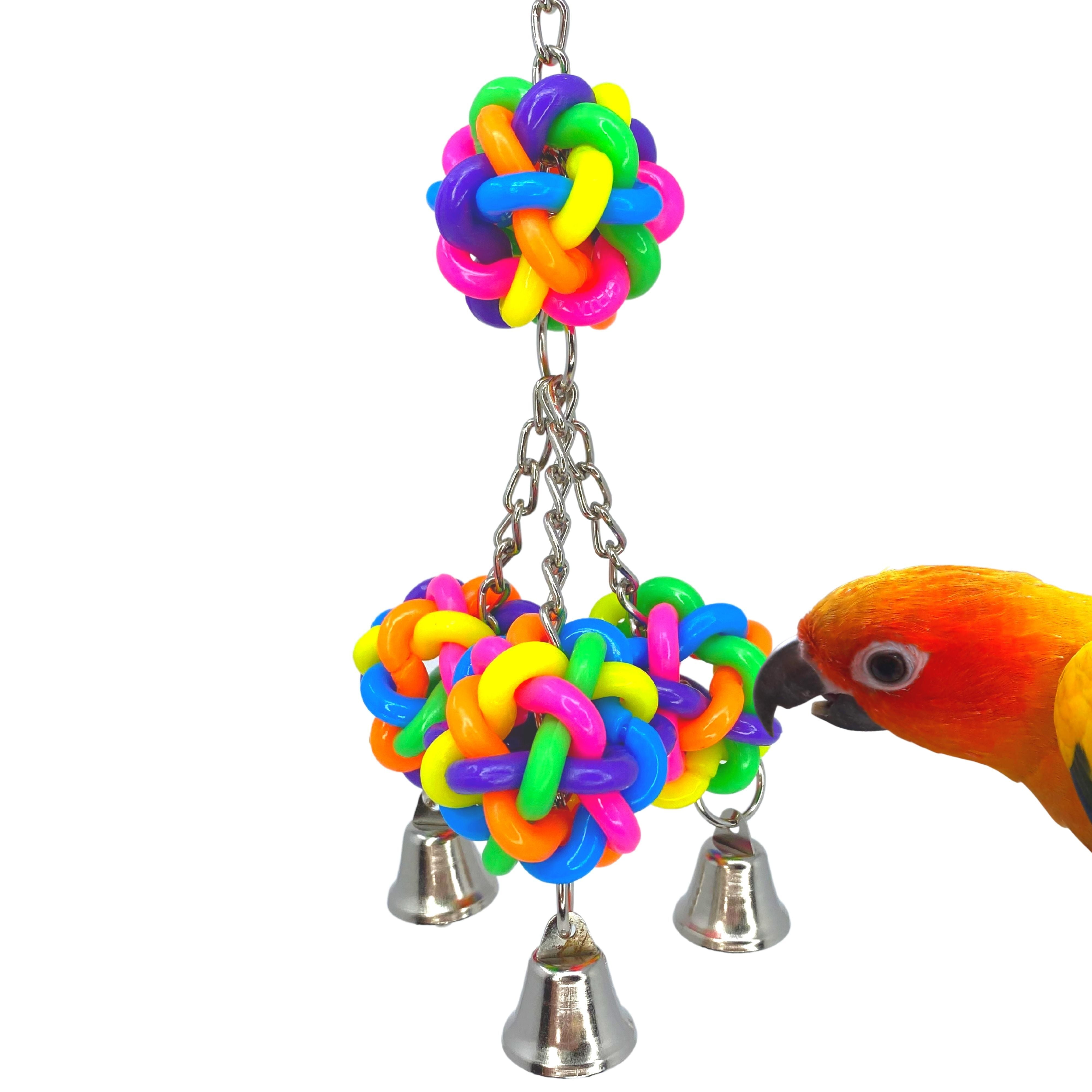 1100 Ring A Ding Bird Toy parrot cage toys cages cockatiel african grey conure 
