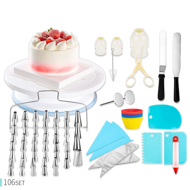 Buy Multi-function Cake Decorating Kit Cake Turntable Set Pastry Tube  Fondant Tool Kitchen Dessert Baking Pastry Supplies | Save.lk