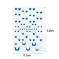 thumbnail image 5 of UDIYO Nail Sticker French Style DIY Colorful Line Decal Powder 3D Transfer Slider for Manicure, 5 of 7