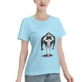 thumbnail image 2 of T-Shirt Basique à Manches Courtes pour Femmes, une Pièce, Grand Ours, 2 of 6