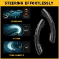 thumbnail image 4 of Steering Wheel Cover Carbon Fiber Universal Car Steering Wheel Booster Cover Non-Slip Accessories Pack of 2, 4 of 11