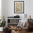 thumbnail image 4 of Art.com White Cherry Blossom I Neutral Crop Bird Art Print by Danhui Nai, Black Frame Wall Art, 32" x 40", 4 of 5