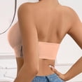 thumbnail image 4 of WZXFASHION Strapless Bra For Women Wire Bras Front Buckle Padded Bra With Straps Bra Rose Gold S, 4 of 8