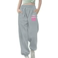 thumbnail image 3 of Sweatpant for Girls Joggers High Waist Elastic with Pockets Girls Solid Pants Essentials Sweatpants Kids Pants Girlss 12-13 Years, 3 of 3
