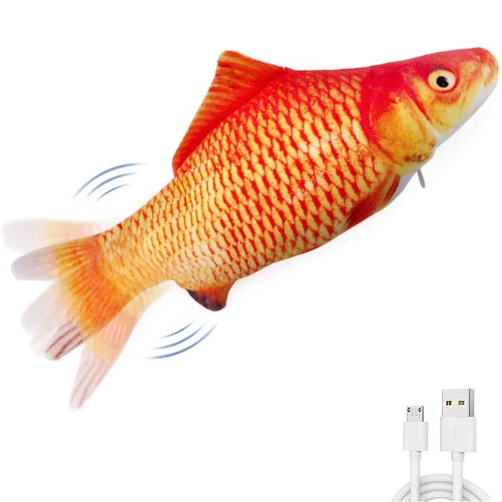 Fish Toys for Cats, Realistic Plush Funny Fish Toys Chew Simulation