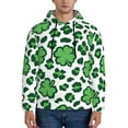 thumbnail image 2 of Bingfone Leopard Print St. Patrick'S Day Men'S Drawstring Hoodie Long Sleeve Pocket Sweatshirts-Medium, 2 of 9