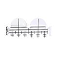 thumbnail image 4 of Special Shaped Sewing Patchwork Ruler For Diy Quilted Patchwork Tool Transparent Acrylic Household Free Motion Padded Sewing Machine Template Set - krygv, 4 of 5