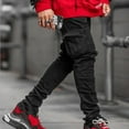 thumbnail image 5 of B91xZ Mens Ripped Jeans High Waist Straight Leg Denim Pants,Black XL, 5 of 5