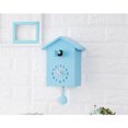 thumbnail image 2 of serony Cuckoo Telling Time Silent 2-arm Sweeping Wall Clock Bedside Clock Blue, 2 of 9
