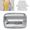 thumbnail image 3 of Clear Sling Bag, Waterproof Large Capacity Adjustable Strap Transparent PVC Chest Waist Pack For Sports Travel, 3 of 8