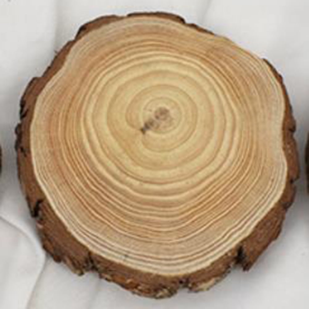 Round Wood Piece / Year Wheel Wood Piece Diy Hand Painted Decoration