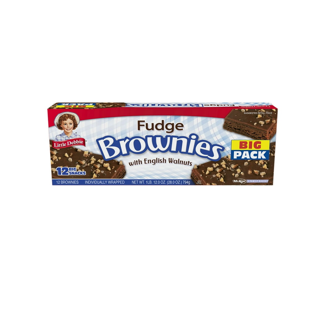 little debbie fudge brownies with walnuts stores