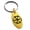 Gold, variant on Stainless Steel Ancient Tribal Change Rune Engraved Small Oval Charm Keychain Keyring