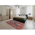 thumbnail image 4 of Ahgly Company Indoor Rectangle Traditional Saffron Red Persian Area Rugs, 2' x 5', 4 of 6