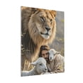 thumbnail image 5 of Wall Decor Artwork Home Wall Decor Canvas Wall Art Home Artwork Jesus Lion Of Judah Ready To Hang 16x20 Inches, 5 of 5