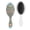 White-149, variant on Tropical Sunset Palm Tree Hair Brush, Hawaiian Paradise Detangler Paddle Brush with Beach Vacation Design, Soft Bristle Hairbrush for Wet Dry Hair, Gift Idea