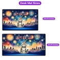 thumbnail image 5 of Happy New Year with Scottish Fold Fireworks Holiday Xmas Winter 2025 Desk Mat Full Keyboard Mouse Pad Cat Lover Kitten Owner Gifts Large Mousepad - 00025, 5 of 5