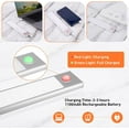 thumbnail image 2 of Altaz LED Under Cabinet Lighting Wireless, 11.81" Magnetic Under Cabinet Lights Motion Sensor Closet Lights Rechargeable LED Light for Cupboard Kitchen Wardrobe Camping Basement Warm White 2 Pack, 2 of 7