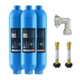thumbnail image 1 of Filtro de agua Crystala RV/Camper Inline, paquete de 3 con protector de manguera, 1 of 6