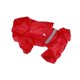thumbnail image 3 of Mono impermeable ajustable para perro, chaqueta impermeable con tiras reflectantes seguras, rojo, L-abrigo de invierno para perro a prueba de nieve, Poncho con capucha, 3 of 5