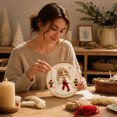thumbnail image 4 of Christmas DIY Felt Material Kit, Non Woven Fabric Handmade Craft for Festival Theme Decorative Crafting Process 1 Set Angel, 4 of 5