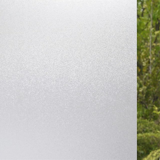 Película de ventana autoadhesiva opaca Pantalla de privacidad Película de protección ultravioleta (45 cm x 200 cm)