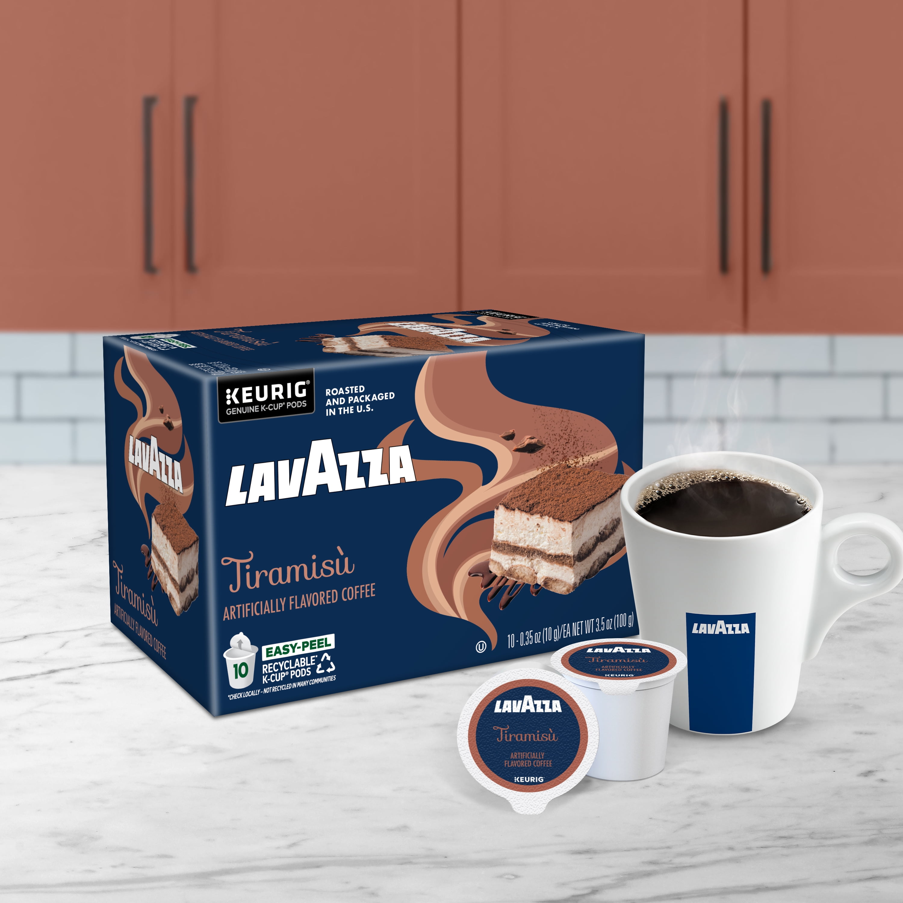 Lavazza Tiramisu Keurig K-Cup® Pods, Light-Medium Roast, 100% Arabica (60 Pods)