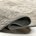 thumbnail image 4 of nuLOOM Becca Traditional Tiled Area Rug, 8', Square, Becca Taupe, 4 of 9