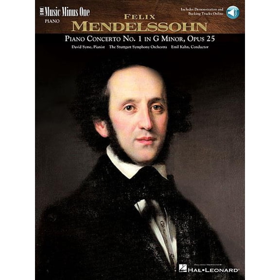 Mendelssohn Concerto No. 1 in G Minor, Op. 25: Music Minus One Piano