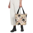 thumbnail image 4 of KLL Tote Bag for Women Groovy Disco Print Shopping Grocery Reusable Bags for Office School Shopping Travel, 4 of 6