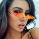 thumbnail image 3 of Flame Gafas de sol lindas para mujer Gafas de sol vintage de moda de los años 90 Gafas de discoteca divertidas en forma de nube$fire Flame Gafas de sol Novedad Gafas de sol sin montura, 3 of 4
