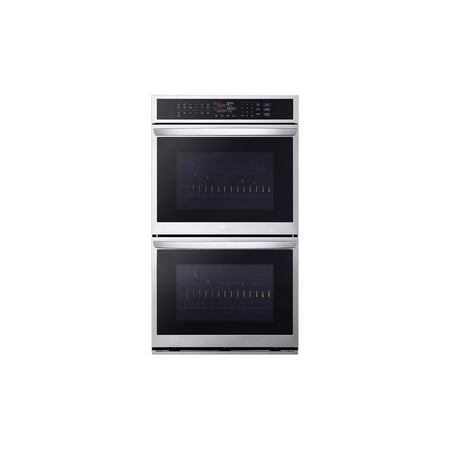 WDEP9427F 9.4 cu. ft. Smart Double Wall Oven with True Convection InstaView Air Fry Steam Sous Vide