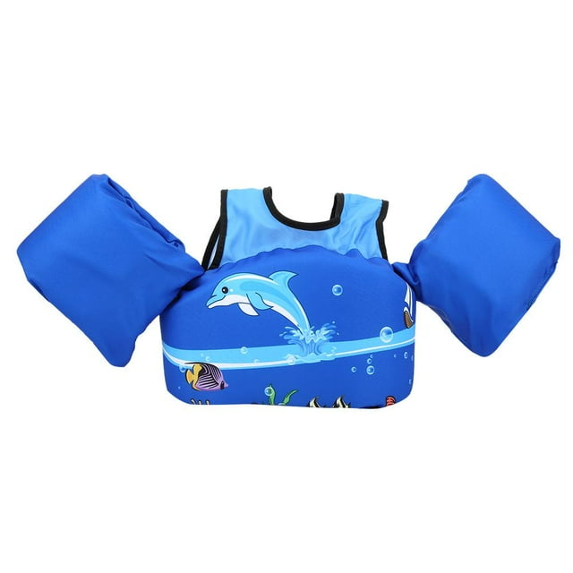 Herwey Children Swimming Arm Ring Life Vest Floats Kid Safety Sleeves Armlets with Cute Pattern