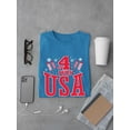 thumbnail image 3 of 4Th Of July Usa T-Shirt Men -Image by Shutterstock, Male 3X-Large, 3 of 4