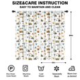 thumbnail image 2 of Blackout Kids Curtains,Cartoon Construction Vehicles Triangles Childrens Insulated Curtains Set Of 2,Bedroom Essentials,Toddler Room Decor 42"x84", 2 of 5