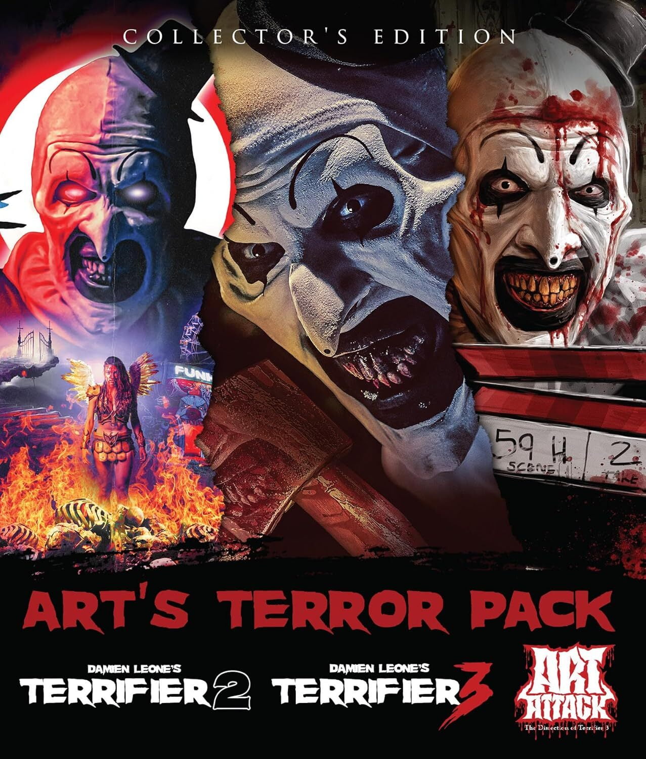 テリファーシリーズ DVD 4枚セット Terrifier: 4 Movie Collection (Terrifier / Terrifier 2 / Terrifier