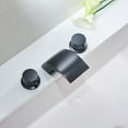 thumbnail image 5 of BWE Waterfall Brass Oil Rubbed Bronze Widespread 8in Two Handle Faucet, 5 of 11