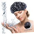 thumbnail image 5 of Gorro de ducha Gorro de ducha para adultos Gorros de mujer Gorro de ducha de baño Bufandas para la cabeza para mujer Gorro de ducha turbante Bandanas para mujer, 5 of 5