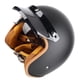 thumbnail image 5 of Casco de bicicleta estilo retro negro mate, carcasa 3/4, abierto, con protección solar y gafas cortavientos para adultos, talla XL 59-60 cm, 5 of 14
