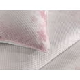 thumbnail image 3 of Ambesonne Pink Quilted Coverlet 3 Pcs, Cherry Blossom Floral Art, King Size, Pink, 3 of 4