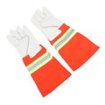 thumbnail image 1 of Heat Resistance Escue Extrication Gloves, 1 Pair Breathable Firefighter Gloves Extended Cuff Waterproof  for Cooking, 1 of 8