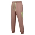 thumbnail image 6 of HOMADLES Men's Casual Jogger Pants Elastic Waist Loose Fit Sports Pants Solid Color Side Pockets Athletic Pants Brown Size 2XL, 6 of 6