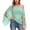 Green, variant on CAIVO Women Off Shoulder Blouse For Lightweight Loose Fit Chiffon Batwing Sleeve Tops In Solid Color Boho Shirts