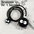 thumbnail image 1 of Boost Your Phone's Protection with this Transparent 3D Coal Ball Pattern Charger Case - Suitable for 18W-20W, 1 of 5
