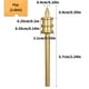 thumbnail image 4 of Pulidor De Cuero Latón Estilo Plano Y Arco Borde De Cuero Sellado Punta De Soldadura Proceso En Caliente Pulido De Cuero Punta De Hierro Para Manualidades De Cuero Diy sonducket TO005689-05, 4 of 7