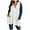 White, variant on GEWSEY Women's Plus Size Sweater Vest V Neck Sleeveless Loose Fit Knit Pullover Tank Tops with Pockets (Orange, L)