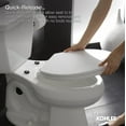 thumbnail image 6 of Kohler Cachet Quiet-Close Toilet Seat - Grip-Tight Bumpers - Round, Biscuit, 6 of 8