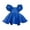 Blue, variant on pstuiky Girls' Dresses, Toddler Girls Solid Color Retro Flowers Short Sleeve Birthday Party Gown Kids Dresses Girls Maxi Dress Casual Dresse Up to 50% Off Size