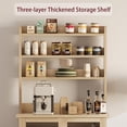 thumbnail image 3 of Yeshouse Bakers Rack with Storage and Power Hub - Versatile Microwave Oven Stand with Pantry Hutch and Thick Tabletop, 3 of 7